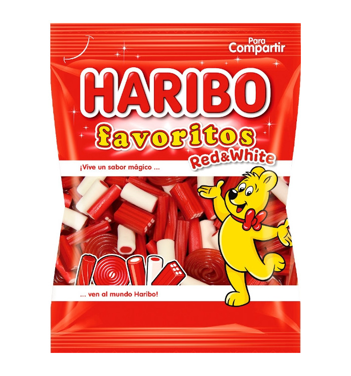 Buy HARIBO FAVORITE RED & WHITE CANDIES 275 G → Best Price Online