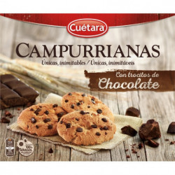 CUETARA COOKIES CAMPURRIANAS CHOCOLATE CHUNKS 450 G Latramuntana