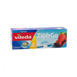 VILEDA ZIP&GO FREEZER BAGS 1 L Latramuntana